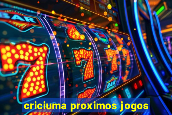 criciuma proximos jogos